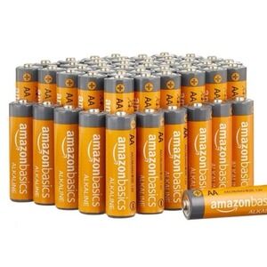 Amazon Basics 48 Pack AA High Performance Alkaline Batteries 1.5V 10 Year Shelf